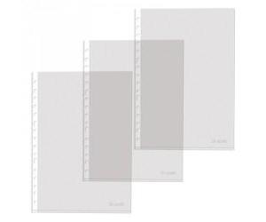 Dohe 90584 - pack de 100 fundas multitaladro, folio, cristal