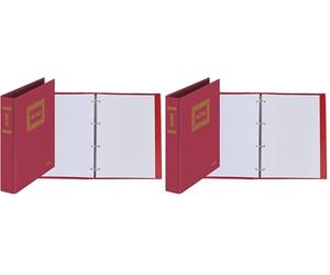 Dohe 9922 - Libro de actas, Hojas recambiables, 100 hojas, A4 natural (Paquete de 2)