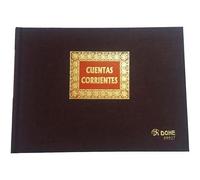 Dohe 9927 - libro de contabilidad, cuentas corrientes, cuarto apaisado