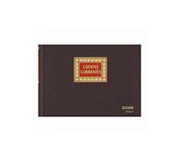 Dohe 9927 - libro de contabilidad, cuentas corrientes, cuarto apaisado