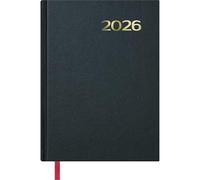 Dohe - Agenda 2026 Catalán - Día Página, Tamaño A5 (14x20 cm), Tapa Dura, 12 Meses Enero a Diciembre, Planificador Anual con Marcapáginas - Síntex Negra