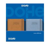 DOHE Agenda Anual Samba Cosida Tapa Extra Polipiel Surtida con Expositor