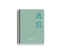 Dohe Agenda Escolar 2025-2026 A5 Semana Vista Modelo Esencial Basic Verde 52070