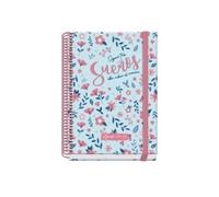 Dohe - agenda escolar 2025 2026 - día página, tamaño a5 (15x21 cm),