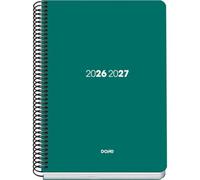 Dohe - Agenda escolar 2026/2027 - Día página, A5 (15x21 cm), Septiembre a Junio - Verde