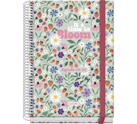 Dohe Agenda Escolar Prime A5 Espiral DP Cartón Forrado Mod. Bloom 2026-2027