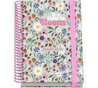 Dohe Prime A6 Agenda Escolar Espiral Cartón Forrado Mod. Bloom 2026-2027