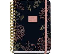 Dohe Agenda Escolar Premium A5 Espiral Doble Cartón Forrado Mod. Noir 2026-2027