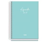 Dohe Agenda Escolar Basic Serenity A5 Espiral Cartón Forrado Verde 2026-2027 Semana Vista