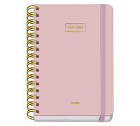 Dohe Agenda Escolar Premium A5 Espiral Doble Cartón Forrado Rosa 2026-2027