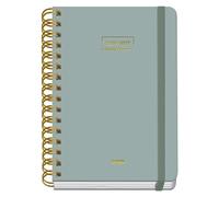 Dohe Agenda Escolar Premium A5 Espiral Doble Cartón Forrado Verde Curso 2026-2027