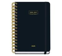 Dohe Agenda Escolar Premium A5 Espiral Doble Sv Cartón Forrado Negro 2026-2027