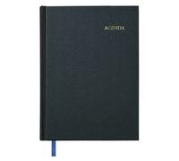 Dohe - Agenda Planificador - Modelo Perpetuo - Tamaño Mediano: 14x20 cm - 400 páginas - Encuadernación cosida - Tapa dura - Color Negro - Modelo Segovia