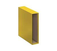 Dohe archicolor - funda folio lomo ancho, color amarillo