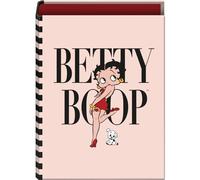 Dohe - Archivador 4 Anillas - Capacidad 250 Hojas, Tamaño Folio (26,4x34 cm), Lomo 6 cm, Anillas 40 mm, Tapa Extradura, Material escolar - Betty Boop - Rosa