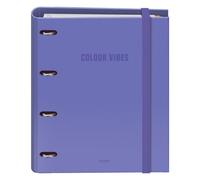 Dohe - archivador con recambio - carpeta 4 anillas, a4 (28x32 cm), 100