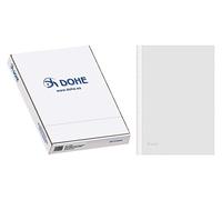 DOHE Basic - Pack de 100 fundas multitaladro, folio, Cristal