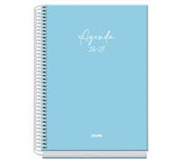Dohe Basic Serenity Agenda Escolar A5 Espiral Cartón Forrado Azul 2026-2027
