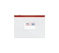 Dohe bolsa zipper apaisada pvc transparente 150 micras - tamaã±o a5