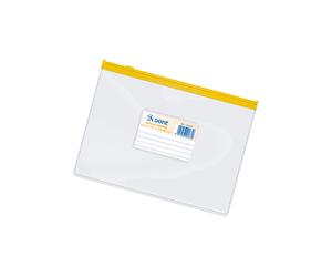 Dohe bolsa zipper apaisada pvc transparente 150 micras - tamaã±o a5