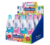 Dohe - caja de correctores de cinta retractiles - 12 uds