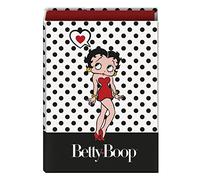 Dohe - Carpeta Archivador 4 Anillas de 40 mm - Tamaño Folio (34x26,4x6 cm) - En cartón duro y plastificado brillante - Material escolar - Betty Boop