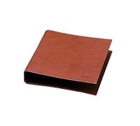 Dohe- Carpeta cuero forrado, 2 anillas de 25 mm, cuarto (9561)