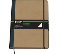 Dohe - Cuaderno A4 Liso Vesta Nature (21x29,7 cm) - 96 Páginas de 80 g/m² - Material de oficina