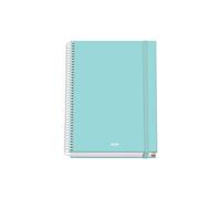 Dohe Cuaderno A5 cuadriculado Serenity – 100 hojas 90 g/m², tapa dura, Verde