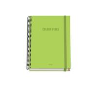 Dohe - cuaderno a5 cuadriculado - 100 hojas grosor 90 gr/m², tamaño