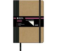 Dohe Cuaderno A5 – interior cuadriculado, 15x21 cm, tapa dura cartó