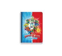 DOHE CUADERNO A5 TAPA DURA CUADRO 4 MM SUPERTHINGS SUPERTHINGS 15x21x2 Cms.