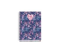DOHE CUADERNO A5 TAPA FORRADA CUADRO 5 MM GIRL POWER 2026 GIRL POWER 16x21x2 Cms.