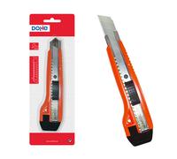 Dohe cutter de plastico resistente - cuchillas tronzables de acero - sistema de bloqueo de cuchilla - con guia metalica