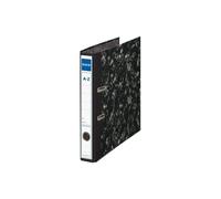 DOHE - DOHE ARCHIVADOR ARCHINOVO CARTÓN RÍGIDO PALANCA FOLIO LOMO ESTRECHO CON RADO NEGRO JASPEADO 09123 UNT