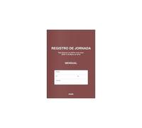 DOHE - DOHE LIBRO DE REGISTRO DE JORNADA A4 MENSUAL 12 MESES 16 PÁGINAS -5U- 09999