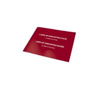 DOHE - LIBRO DE SUBCONTRATACION CATALÁN/CASTELLANO A4 APAISADO 10 HOJAS NUMERADAS DOHE 09990 09990