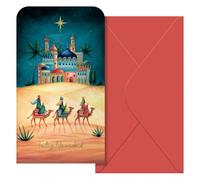 Dohe oriente pack de 6 tarjetas/billeteros de felicitacion navideña c