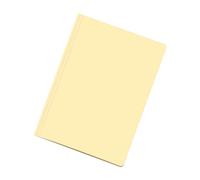 Dohe pack de 50 subcarpetas de cartulina - tamaño folio - ranura para fastener - color amarillo claro