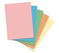 Dohe Subcarpetas A4 – Cartulina 180 g, ranura para fastener, colores suaves – Pack 50 uds