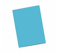 Dohe Pack de subcarpetas folio de cartulina con ranura para fastener, azul suave 50 uds
