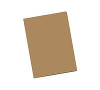 Dohe - Subcarpetas de cartulina A4 (23x31,5 cm) - 50 uds - Ranura para fástener - Marrón