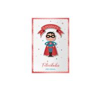 Dohe - tarjetas de felicitación papás - pack 6 unidades - tamaño: 1