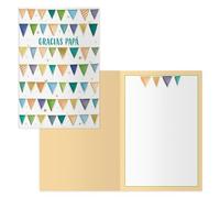 DOHE - Tarjetas Día del Padre (6 uds.) - Felicitación para Papás y Agradecimiento, Incluye sobre de Papel, Tamaño 11,5x17 cm, Tarjetas de Felicitación - Garland