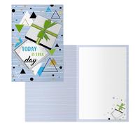 DOHE - Tarjetas Día del Padre (6 uds.) - Felicitación para Papás y Agradecimiento, Incluye sobre de Papel, Tamaño 11,5x17 cm, Tarjetas de Felicitación - Tu Día