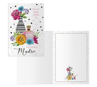 DOHE - Tarjetas Felicitación Día de la Madre (6 uds.) - Regalo para Mamás, Incluye Sobre de Papel, Tamaño 11,5x17 cm, Tarjetas de Agradecimiento - Bodegón