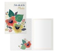 Dohe - Tarjetas Felicitación Día de la Madre (6 uds.) - Regalo para Mamás, Incluye Sobre de Papel, Tamaño 11,5x17 cm, Tarjetas de Agradecimiento