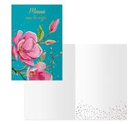 DOHE - Tarjetas Felicitación Día de la Madre (6 uds.) - Regalo para Mamás, Incluye Sobre de Papel, Tamaño 11,5x17 cm, Tarjetas de Agradecimiento - Camelia