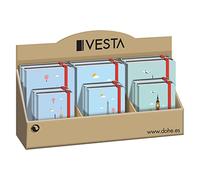 Dohe Vesta City - Expositor de cuadernos, 12 unidades