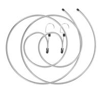 DOITOOL 2 Piezas Colgador de Sabanas en Espiral de Acero Inoxidable, Tendedero Redondo y Ahorrador de Espacio para Secar Sábanas y Mantas en Lavandería Varios Estilos